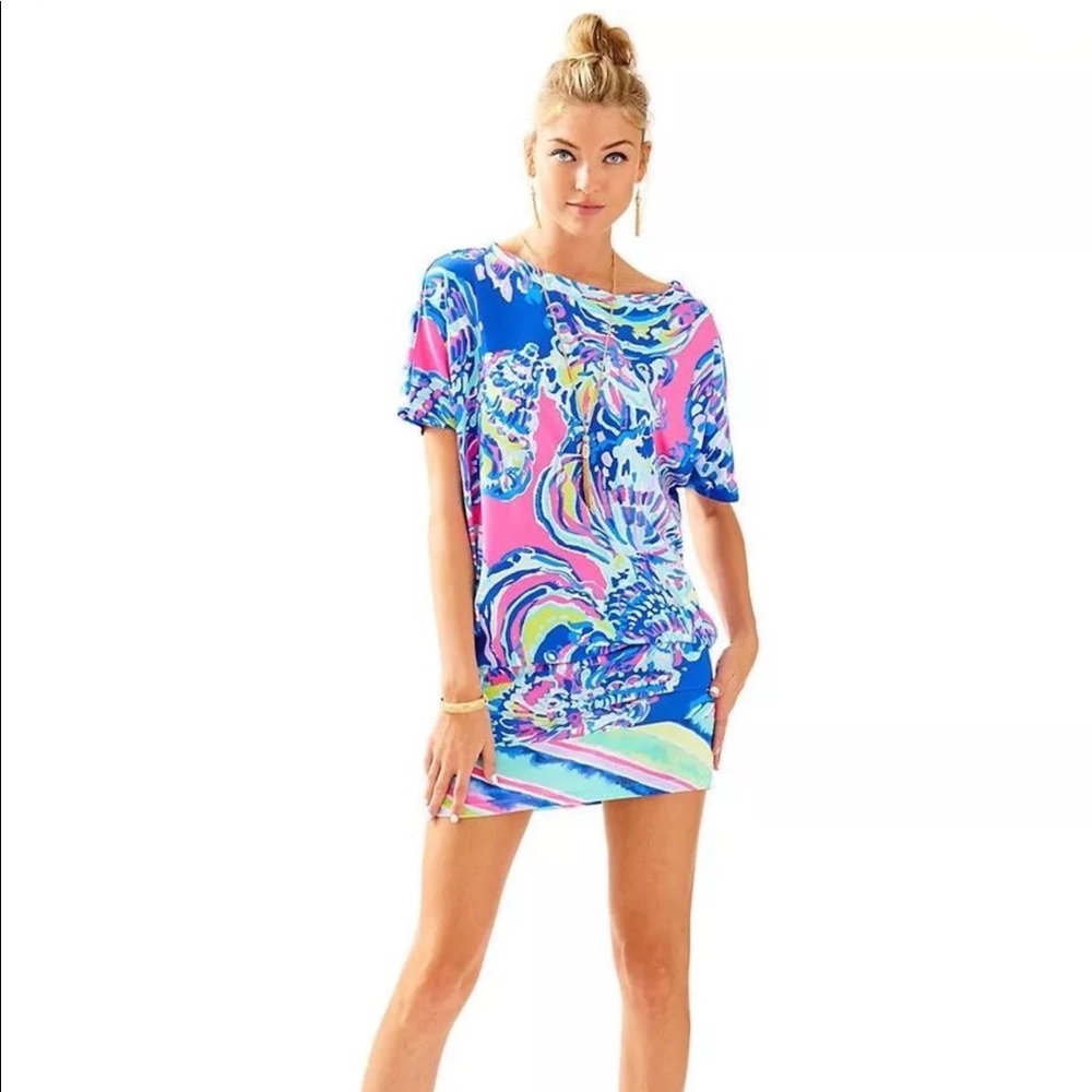 Lilly Pulitzer Lowe Dress Coastal Retreat Small